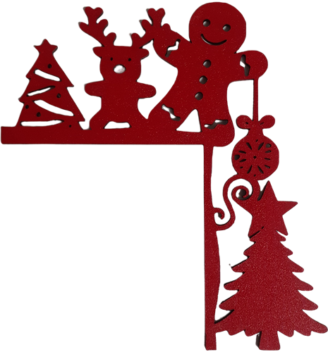 Décoration de porte - Noël